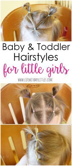 Not sure how to style your baby girl or toddler girl's hair? Check out these simple hairstyles for little girls! Tons of cute ideas for baby girl or toddler girl hairstyles! Toddler Girl Hairstyles, Hairstyles Girl, Girl Hair Dos, Toddler Hairstyles, Simple Hairstyles, Toddler Hairstyles Girl, Cute Ideas