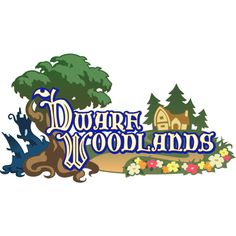 the logo for duhre woodlands, a family owned property in north carolina