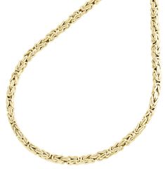 10K Yellow Gold 2mm Hollow Box Byzantine Link Chain Necklace 24" 24 Inches Mens #BoxByzantineLinkChain #BoxByzantineLinkChain Byzantine Chain, Gold Bracelet For Women, Gifts Jewelry, Engagement Rings Round, Gold Diamond Earrings, Round Diamond Engagement Rings, Link Chain Necklace, Yellow Gold Bracelet