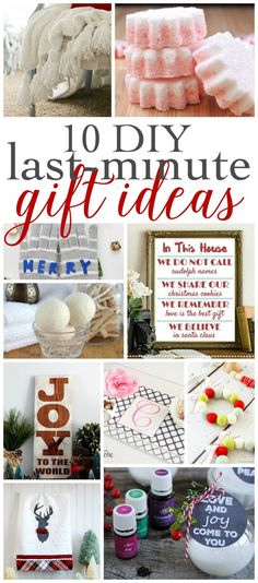 10 diy last minute gift ideas that are easy to make and great for the holidays