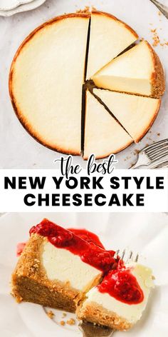 the best new york style cheesecake recipe is in this post - it - up