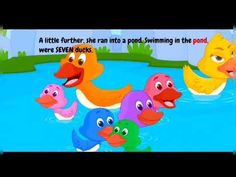 an image of ducks in the water with words above them that say,'a little further