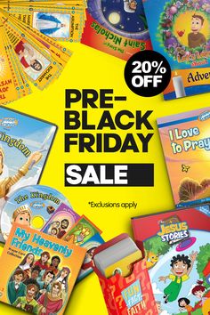 children's books and dvds are on sale with the text pre - black friday sale