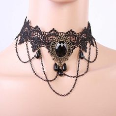 Gender:Women's,Women's,Girls'; Gemstone Color:Black; Types:Lolita Jewelry; Style:Victorian,Gathic,Steampunk,Steampunk,Punk Fashion,Punk Fashion,Lace Up,Gothic Style,Gothic Style,Vintage; Includes:Necklace,Choker; Jewelry Type:Choker Necklace,Necklace,Tattoo Choker Necklace; Occasion:Event / Party,Prom; Material:Artificial Gemstones,Artificial Gemstones,Alloy,Lace; Characters:Black; Pattern:Lace; Product Dimensions:10.05.01.0,10.05.01.0; Shipping Weight:0.020; Package Dimensions:0.0000.0000.000; Black Lace Necklace, Punk Mode, Black Lace Choker Necklace, Gothic Choker Necklace, Tattoo Choker Necklace, Gothic Party, Necklace Tattoo, Black Lace Choker, Lace Choker Necklace