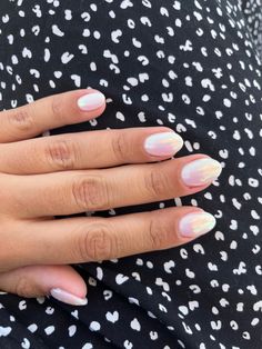 Round Nails Funny Bunny, Funny Bunny Opi With Chrome, Funny Bunny Crome Nails, Round Funny Bunny Nails, Funny Bunny Dip With Chrome, Sns Dipping Powder Nails Chrome, Funny Bunny And Bubble Bath Dip Powder Nails, Funny Bunny Chrome Nails Short, Funny Bunny And Chrome Nails