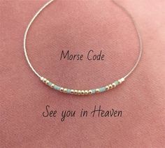 Morse Code Bracelet Ideas, Loss Of Best Friend, Sliding Knot Tutorial, Best Friend Brother, Secret Message Jewelry, Subtle Jewelry, Loss Of Child, Secret Message Bracelet, Code Morse