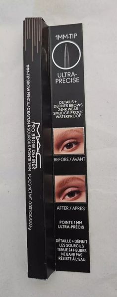 Mac PRO BROW DEFINER 1MM-TIP BROW PENCIL Lingering 0.001 oz/0.03g Ultra Precise | eBay Brow Definer, Mac Pro, Brow Pencil, Brow Pencils, Mac, Pencil, Packaging