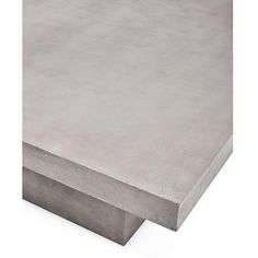 a concrete table top on a white background