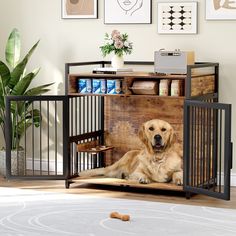 Description: ﻿ Name: Dog Crate ﻿ Main Material: Metal ﻿ Packing list: ﻿ 1x Dog Crate Furniture Dog Crate, Large Dog Crate Furniture, Heavy Duty Dog Kennel, Furniture Style Dog Crate, Heavy Duty Dog Crate, Indoor Dog House, Wooden Dog Kennels, Wooden Dog Crate, Crate Table