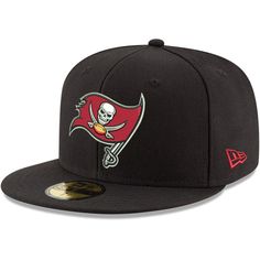 the tampa football team's new era 59fifty fitted hat is shown