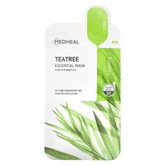 CalmingVeganSensitiveBalancingTeatree SolutionSheet mask formulated with Teatree Active 3X and Hydrodeeper™ that helps soothe sensitive skin and restore balance for moisturized healthy looking skin. Teatree Oil Skin Benefits, Mediheal Tea Tree Mask, Mediheal Toner Pads, Tea Tree Face Mask, Tea Tree For Acne, Skin Care Masks, Beauty Mask, Sheet Mask, Cosmetic Skin Care