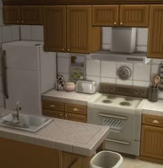 the kitchen is clean and ready for us to use in the next episode or video game