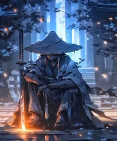 Ronin Character Design, Ninja Japan, Ronin Samurai, Japanese Art Samurai, Arte Ninja, رورونوا زورو, Samurai Wallpaper, Samurai Warriors, Samurai Anime