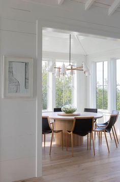 an instagram photo of a dining room table and chairs