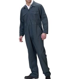 Spruce Green Click Poly Cotton Standard Coverall Chest Size, Green, Pants, Trousers