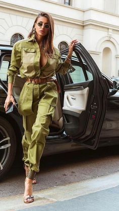 Safari Outfit, Safari Outfits, Look Boho Chic, Safari Style, Looks Chic, 가을 패션, Stepping Out, Military Fashion