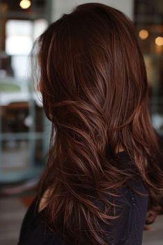 Cool Red Brown Hair, Brown Hair With A Hint Of Red, Auburn Chocolate Brown Hair, Rich Red Brown Hair Color, Brown Hair Red Undertone, Dark Auburn Brown Hair, Brunette Hair With Red Undertones, Red Chocolate Hair Color, Dark Brown Hair With Red Undertones