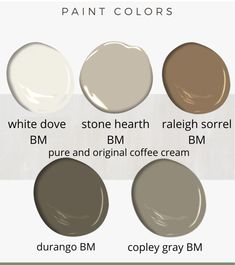 the different shades of paint that you can use in your home