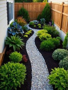 Modern Backyard Landscaping, Rock Garden Landscaping, Diy Backyard Landscaping, Home Landscaping, Garden Yard Ideas, Backyard Garden Design