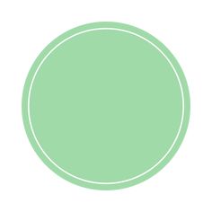 a green circle on a white background