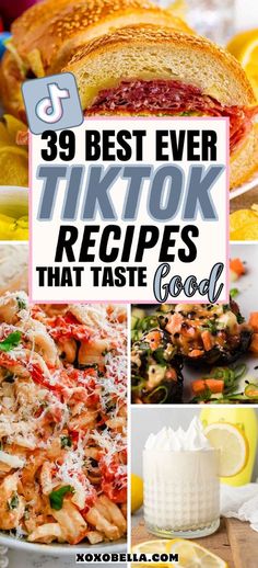 the best ever tiktok recipes that taste good with lemons and other ingredients