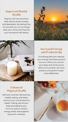 Self-care is not just a luxury—it's essential for your well-being. Discover three key benefits: improved mental health, increased energy, and enhanced physical health. Prioritize yourself and watch how it transforms your life. 🌟 #SelfCare #MentalHealth #PhysicalWellness #Balance Prioritize Yourself, How To Focus Better, Increased Energy, Body Scanning, Boost Energy Levels, Mind Body And Soul, Clear Your Mind, Improve Mental Health, Physical Wellness