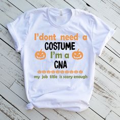 Halloween Cna Shirt, Cna T-shirt for Halloween, Cna Halloween Tee, Cna Gift, Cna Halloween Gag, Unisex Tee, Certified Nursing Assistant Tee 🎃 This is a great personalized Halloween Cna gift that will put a big smile on the recipient's face. Gift them, or yourself, an unforgettable memory now! 🎃 🎃 𝐒𝐈𝐙𝐈𝐍𝐆 𝗔𝗡𝗗 𝐂��𝐎𝐋𝐎𝐑𝐒  For detailed sizing information and color options, please see listing images. -B.C Only - It means that we have that color only for our Bella Canvas Tees. 📌 𝗛𝗢𝗪 Weights For Women, Bella Canvas Tees, Halloween Tees, Unisex Shirts, Tee Design, Pocket Pouch, Mens Tank Tops, Unisex Sweatshirt, Bella Canvas