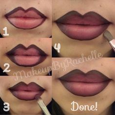 Lipstick Tutorial, Lip Makeup Tutorial, Brown Skin Makeup, Makeup Help, Swag Makeup, Face Makeup Tips, Pinterest Makeup