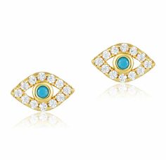 Brand New Adornia Stud Earrings Evil Eye With Turquoise Eye Gold. So Cute, Dainty, And Versatile. So Versatile, Can Be Used For A Variety Of Occasions And With A Variety Of Outfits! New To Poshmark? Use The Signup Code: Greeneggsandbam Discounts Available For Bundles! Gift, Present, Anniversary, Birthday, Party, Celebration, Vibes, Core, Christmas, Halloween, Eyeball, Wedding, Vacation, Holiday, Wedding Gift, Bridal Registry, Valentines Day, Valentine's Day, Valentine, Love, Romance, Romantic Turquoise Eyes, Bridal Registry, Turquoise Stud Earrings, Silk Headband, Jasper Earrings, Beaded Dangle Earrings, Amethyst Earrings, Gold Plated Chains, Gold Style