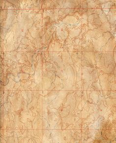 an old map is shown with lines on it