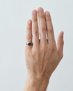 lazuli signet – Hernan Herdez Amethyst Signet Ring, Timeless Blue Gemstone Signet Ring, Timeless Blue Signet Ring With Polished Finish, Everyday Yellow Gold Signet Ring With Gemstone, Classic Gemstone Signet Ring For Everyday, Classic Everyday Signet Ring With Gemstone, Oval Signet Ring With Bezel Setting For Everyday, Hernan Herdez, Signet Engagement Rings