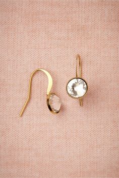 Serenity Earrings from BHLDN Science Earrings, Classy Earrings, Sparkle Earrings, Classy Jewelry, Gold Diamond Earrings, Diamond Drops, Pretty Earrings, Simple Earrings, Modern Jewelry