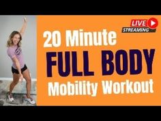 Full Body Mobility, Alyssa Kuhn, Mobility Workout, Mobility Exercises, Body Workout, A Chair, Full Body Workout, Fun Workouts