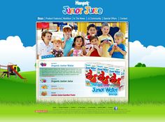 an image of a website page for children's play area