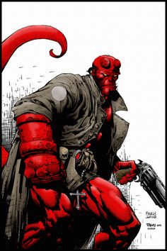 Hellboy Drawing, Samurai Cowboy, Horse Comic, David Finch