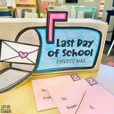 the last day of school express mail is open and ready for students to use it