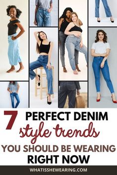 2023 Jeans Trends Women, Classy Parisian Style, Denim Mini Skirt Outfit, Fashion Advice Woman, Florida High School, The Best Jeans, Back To School Fashion, Hip Clothes