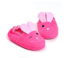 Enteer Baby Girls' Rabbit Slipper 5-6m 5.3 inches Rubber US 5-6 M =5.3 inches/13.5 cm (Sole Sign:13/14 [D])； US 7-8 M=6.1 inches/15.5 cm (Sole Sign:15/16[S])； US 9-10 M=6.9 inches/17.5 cm (Sole Sign:17/18[M])； US 11-12 M=7.7 inches/19.5 cm (Sole Sign:19/20[L]). {Fashion} SO cute Makes a perfect baby shower {Cozy}Soft and anti-slip sole {Material} Warm Plush Linen Baby Boy Slippers, Rabbit Slippers, Mini Lop, Cartoon Giraffe, Boys Slippers, Boy And Girl Cartoon, Baby Blessing, Leather Baby Shoes, Warm Shoes