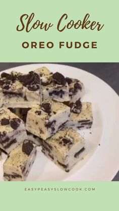 Slow Cooker Oreo Fudge