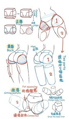 the instructions for how to draw an arm and chest with pencils in chinese language