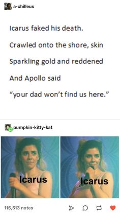 Apollo And Hades, Icarus Art Greek Mythology, Icarus X Apollo X Helios, Apollo And Hyacinth Tattoo, Mythology Memes Funny, Greek Mythology Writing Prompts, Two People Standing Pose, Greek Mythology Art Ancient Greece Aesthetic, Greek Gods Funny