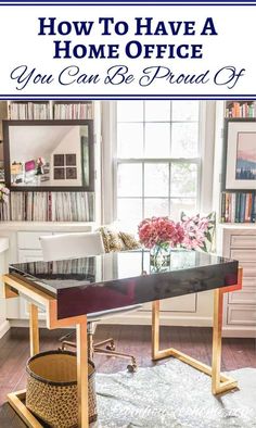 How To Setup A Home Office (So You Can Work From Home) Desk Facing Into Room, Office Inspiration Workspaces, Home Office Setup Ideas, Printer Setup, Functional Office, Office Vibes, Decorating Rules, Office Tips