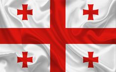 the flag of england is shown in red and white with a cross on it's center