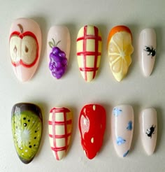 How To Cut Nails, Manicure Y Pedicure, Funky Nails, Pretty Acrylic Nails, Dope Nails, Stylish Nails, Nails Inspiration, Pretty Nails