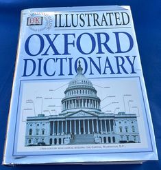 an illustrated oxford dictionary on the cover of a book