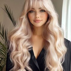 Super Cute And Stylish Ships In 5-10 Business Days Pink And Blonde Wig, Blonde Hair With Red, Beauty Works Hair Extensions, Shades Of Blonde Hair, Glow Up Era, Long Wavy Wig, Blonde Hair Colors, Long Hair Trends, Lips Nails