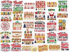 christmas svt files for silhouettes and cut outs