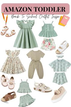 Toddler Outfits Girl, Outfit Inspo Back To School, Clothes Back To School, Toddler Girl Outfits Summer, Toddler Pictures, Amazon Outfits, Shoes Amazon