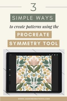 three simple ways to create patterns using the procreate symmetry tool on your ipad