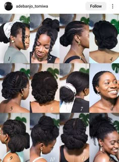 Natural Hair Updo Tutorial, Afrocentric Hairstyles, Thick Natural Hair, Black Wedding Hairstyles, Braided Hairstyles For Black Women Cornrows, Updo Tutorial, Protective Hairstyles For Natural Hair, Natural Afro Hairstyles, Ethnic Hairstyles